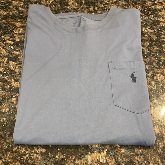 NWOT Polo by Ralph Lauren Crew neck cotton classic pocket tee - Picture 2 of 5